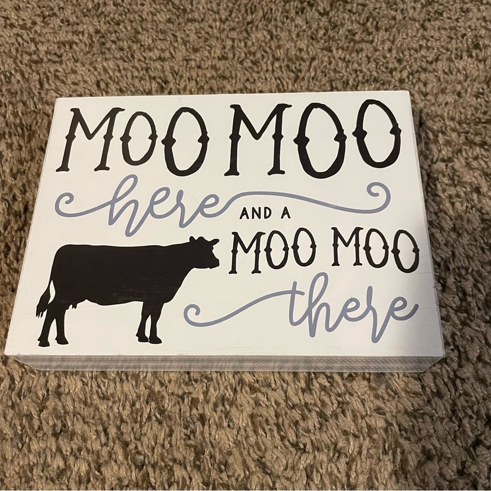 Cow sign